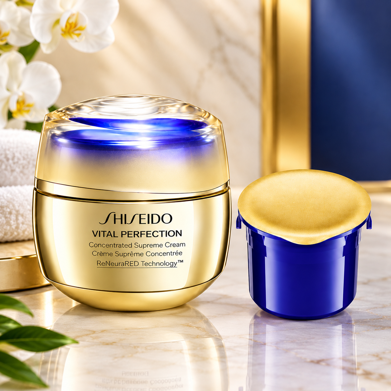 Shiseido Vital Perfection Concentrated Supreme Cream 50mL luxury anti-aging face moisturizer