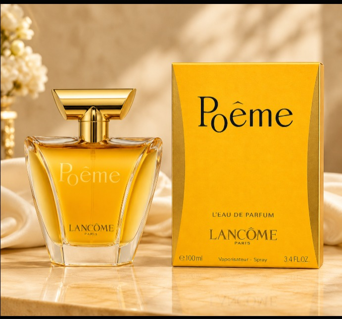 Lancôme Poême Eau de Parfum 100ml bottle and box