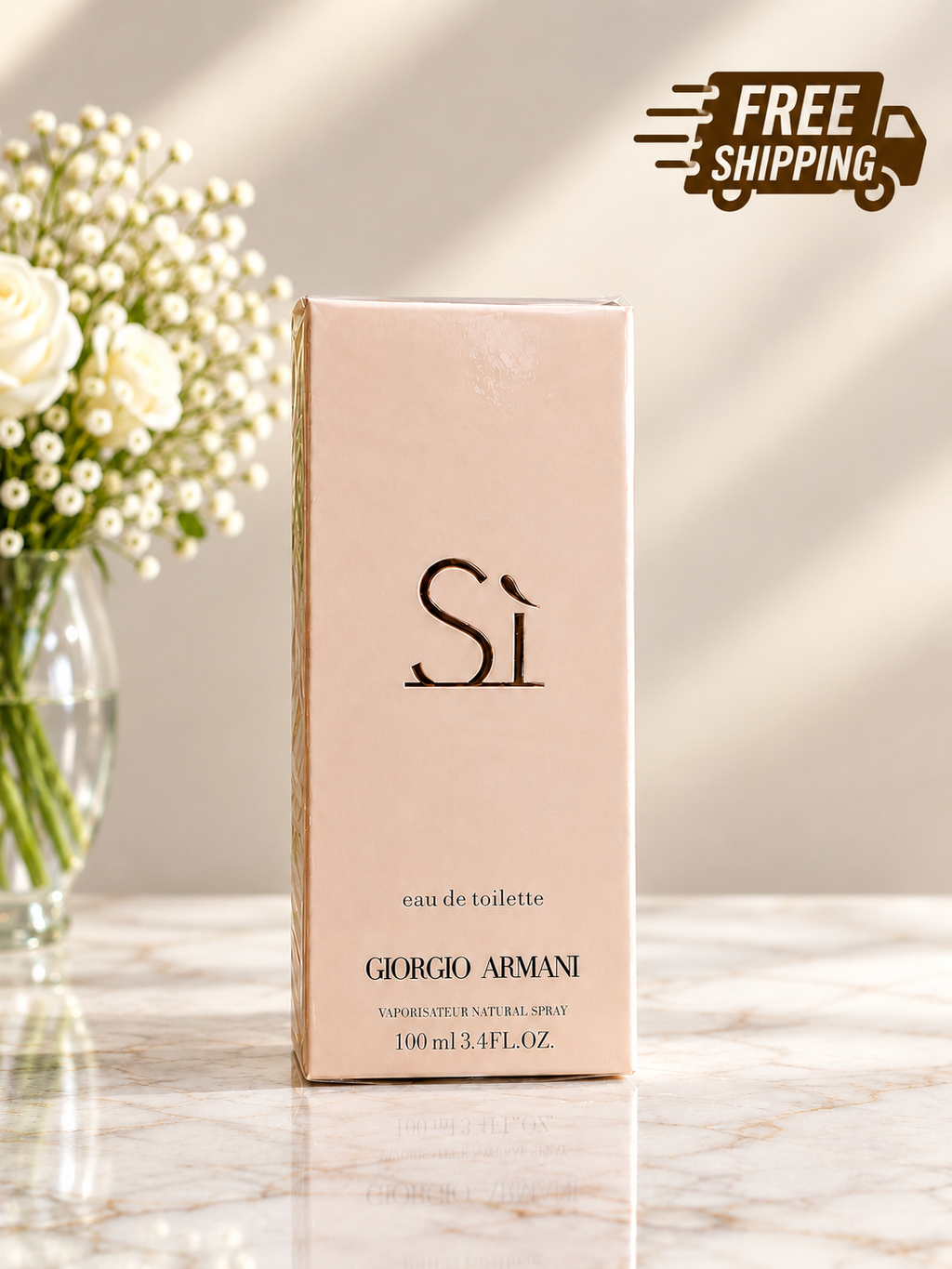 Giorgio Armani Sì Eau de Toilette 100ml women’s fragrance in retail box